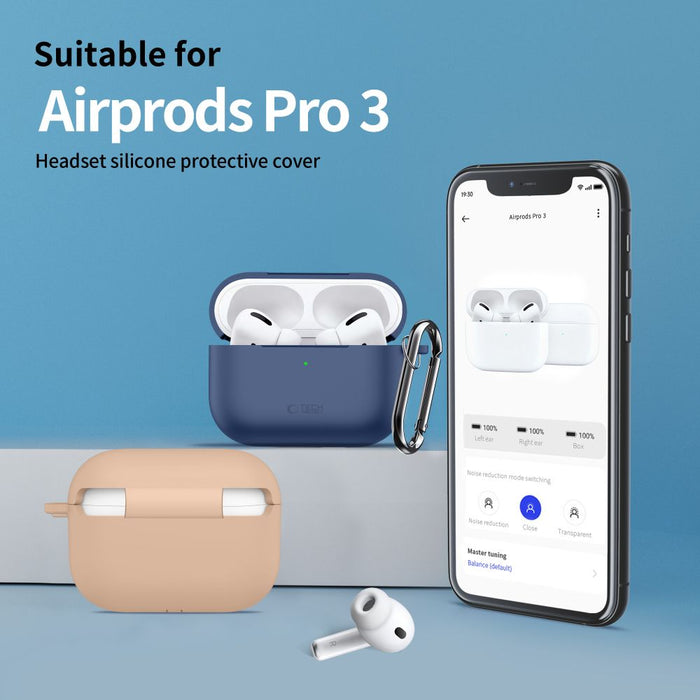 Tech-Protect Silicone Hook Case for AirPods Pro - Navy Blue