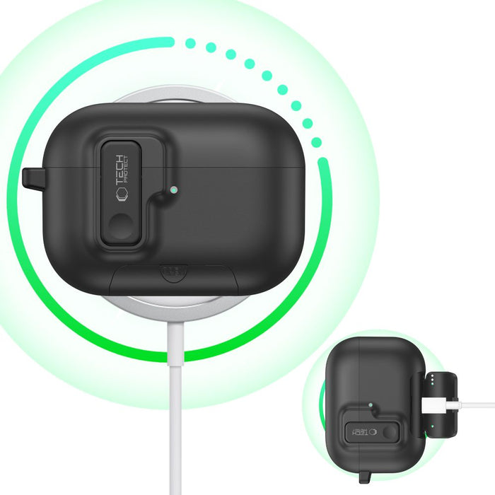 Tech-Protect Slim Hook Case for AirPods Pro 3 - Black