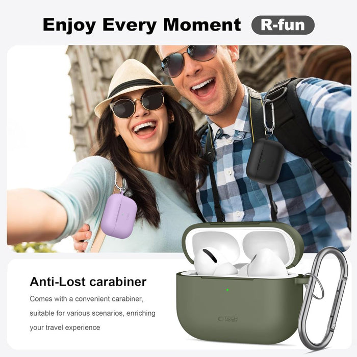 Tech-Protect Silicone Hook case for AirPods Pro - orange