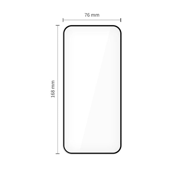 Tech-Protect Glass Fit+ 2-pack tempered glass for Xiaomi Redmi 15C 173 mm / Poco C85 173 mm - black