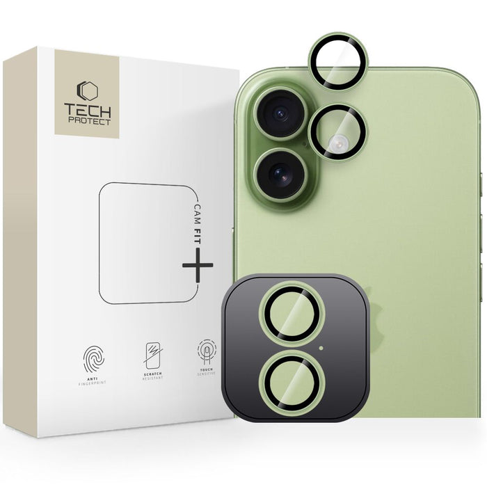 Tech-Protect Camring Fit+ Camera Cover for iPhone 17 - Green