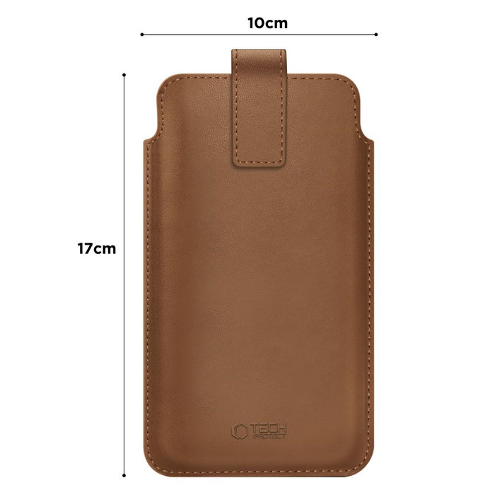 Tech-Protect SM65 case for 6.0-6.9" smartphones - brown