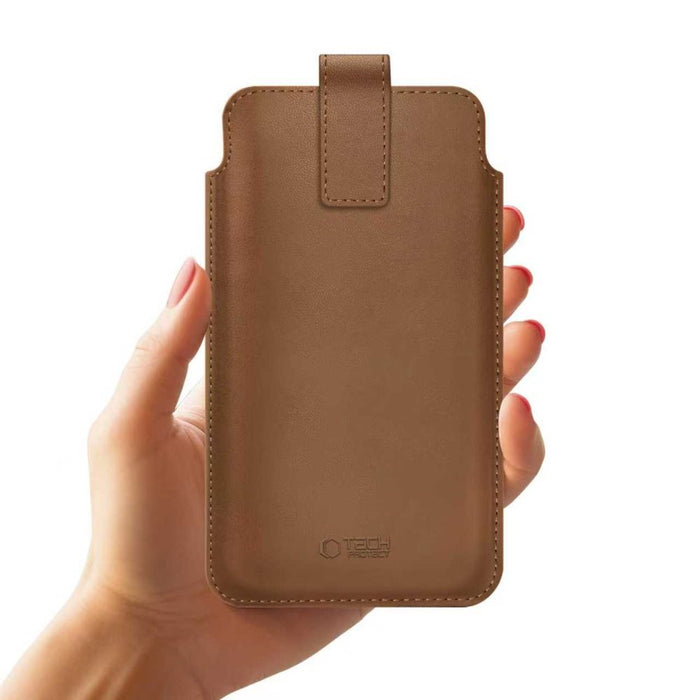 Tech-Protect SM65 case for 6.0-6.9" smartphones - brown