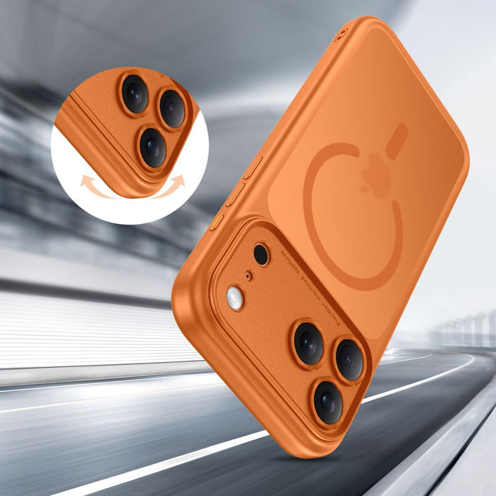 Tech-Protect Magpeak MagSafe CC Case for iPhone 17 Pro - Orange