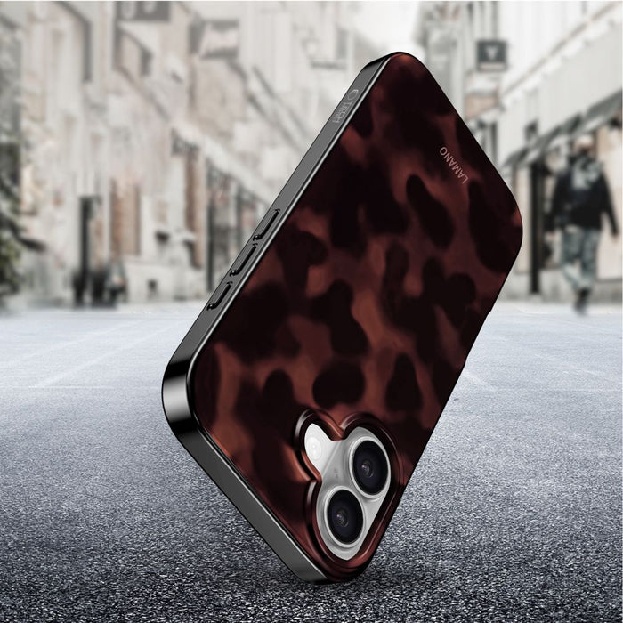 Tech-Protect Lamano MagSafe case for iPhone 17 - black and red