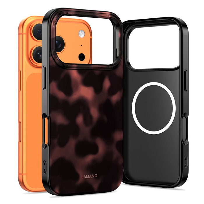 Tech-Protect Lamano MagSafe Case for iPhone 17 Pro Max - Black and Red