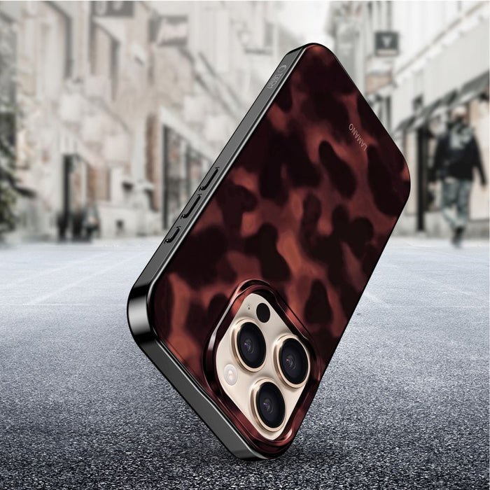 Tech-Protect Lamano MagSafe case for iPhone 16 Pro - black and red