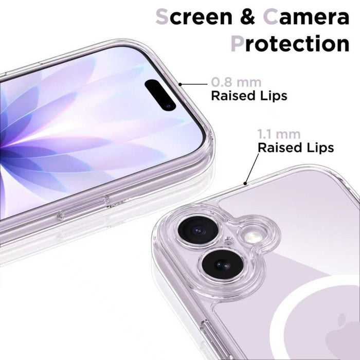 Tech-Protect Magpeak Magsafe CC Case for iPhone 17 - Clear