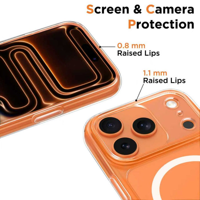 Tech-Protect Magpeak Magsafe CC Case for iPhone 17 Pro - Clear