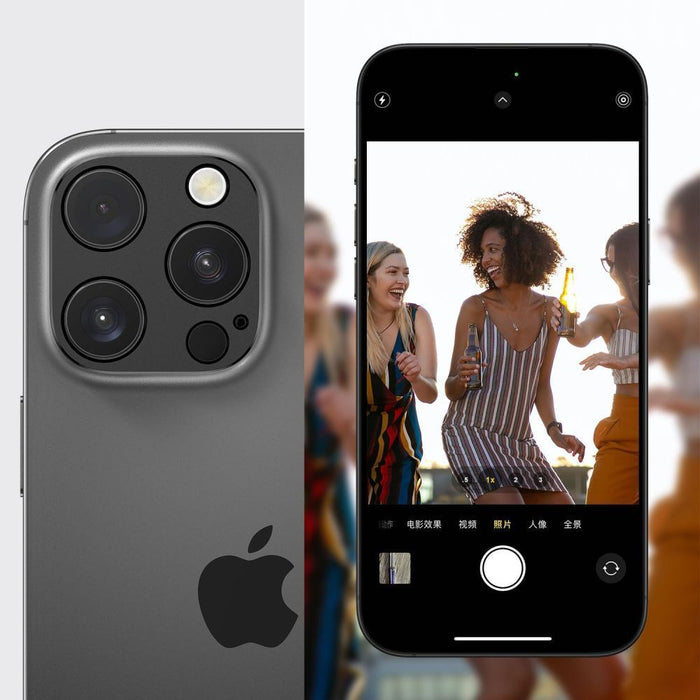 Tech-Protect Camalloy Fit+ Camera Cover for iPhone 17 Pro Max - Navy Blue