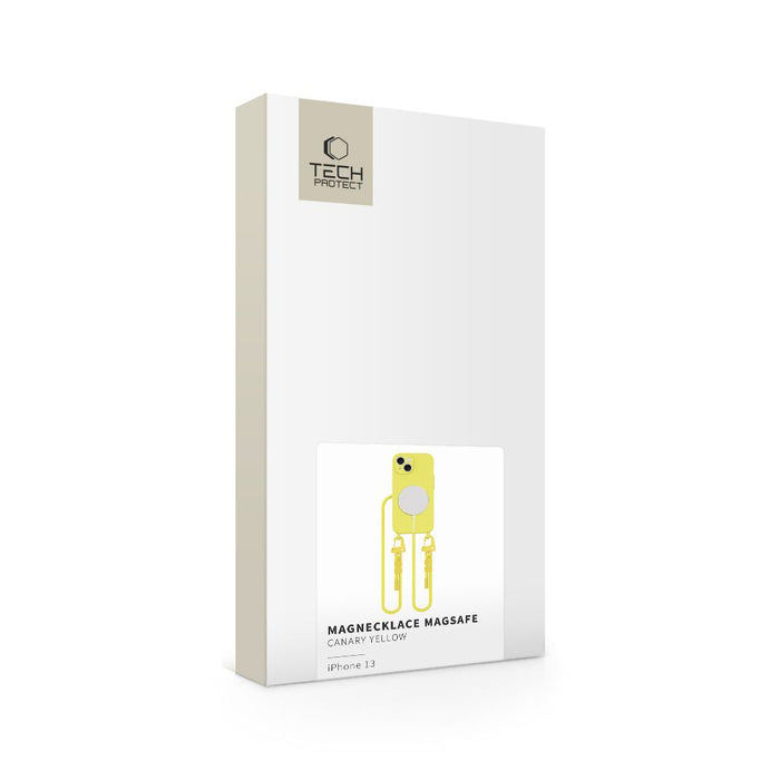 Tech-Protect Magnecklace MagSafe Case for iPhone 13 - Yellow