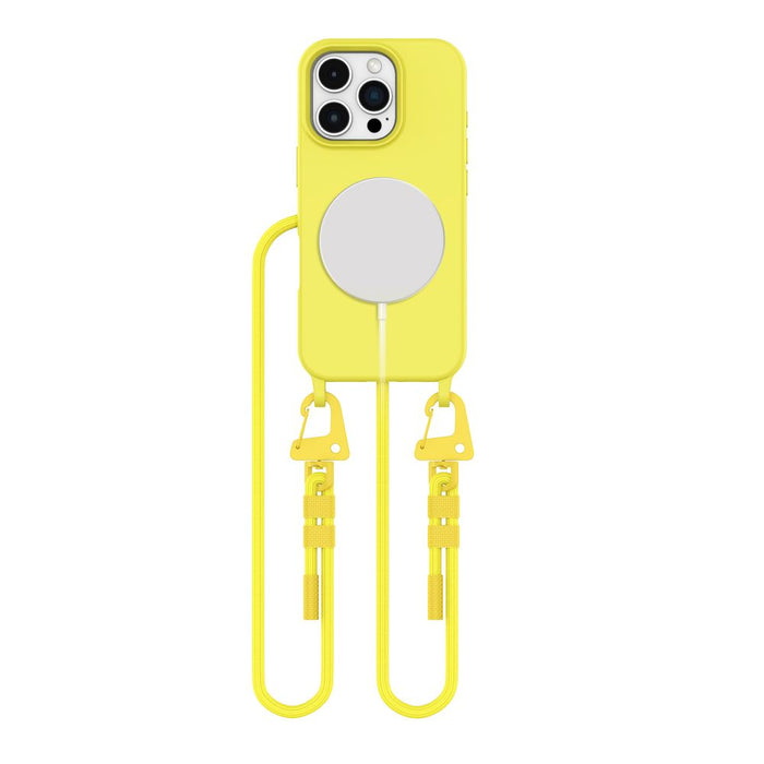 Tech-Protect Magnecklace MagSafe Case for iPhone 16 Pro - Yellow