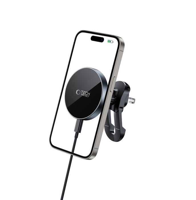 Tech-Protect mm15W-V5 Magnetic MagSafe Car Air Vent Mount - Black