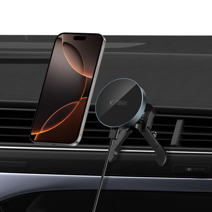 Tech-Protect mm15W-V5 Magnetic MagSafe Car Air Vent Mount - Black