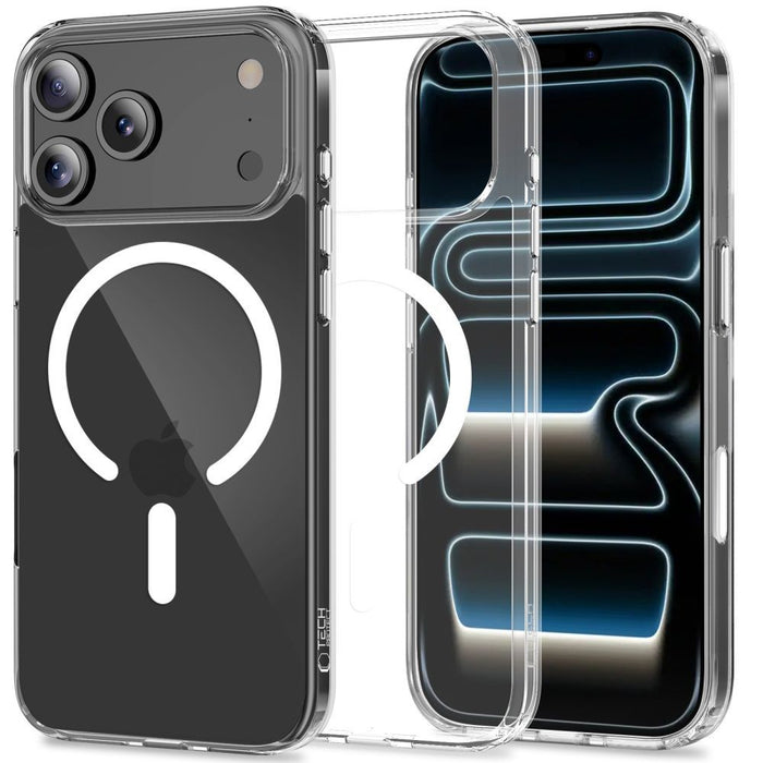 Tech-Protect Flexair Hybrid CC MagSafe Case for iPhone 17 Pro - Clear