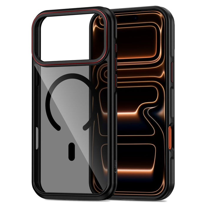 Tech-Protect MagHybrid MagSafe Case for iPhone 17 Pro - Black and Red