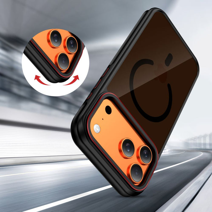 Tech-Protect MagHybrid MagSafe Case for iPhone 17 Pro Max - Black and Red