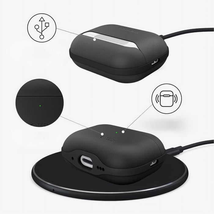 Tech-Protect NaturalFit Case for AirPods Pro 3 - Black