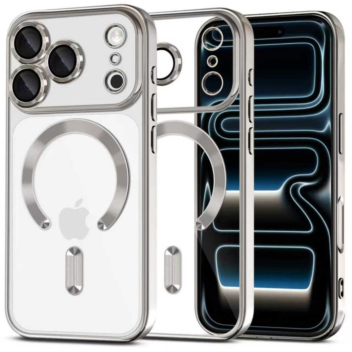 Tech-Protect MagFlex MagSafe Case for iPhone 17 Pro Max - Clear Silver
