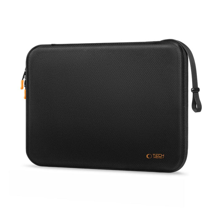 Tech-Protect Hardpouch for 15-16 Laptops - Black and Orange