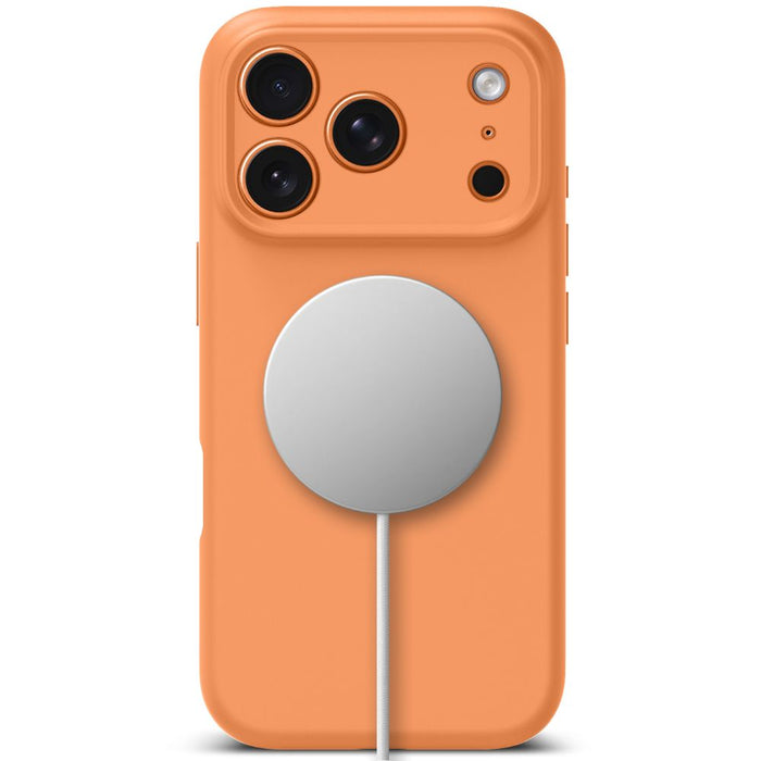 Tech-Protect Silicone MagSafe Case for iPhone 17 Pro Max - Orange