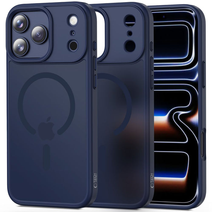 Tech-Protect MagMat MagSafe Case for iPhone 17 Pro Max - Navy Blue