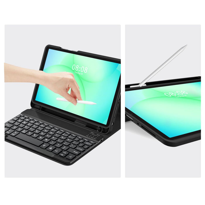 Tech-Protect SC Pen Case for Samsung Galaxy Tab A9+ / A11+ Plus 11.0 X210 / X215 / X216 / X230 / X235 / X236 - Black