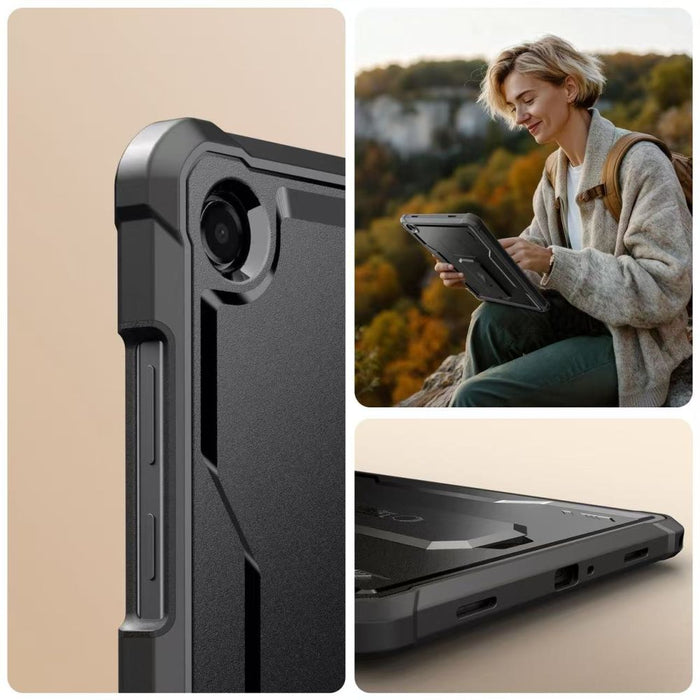 Tech-Protect Kevlar Pro Case for Samsung Galaxy Tab A9+ / A11+ - Black
