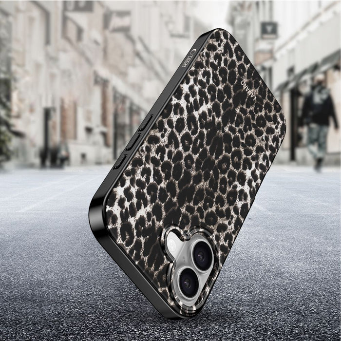 Tech-Protect Lamano MagSafe case for iPhone 17 - black and brown