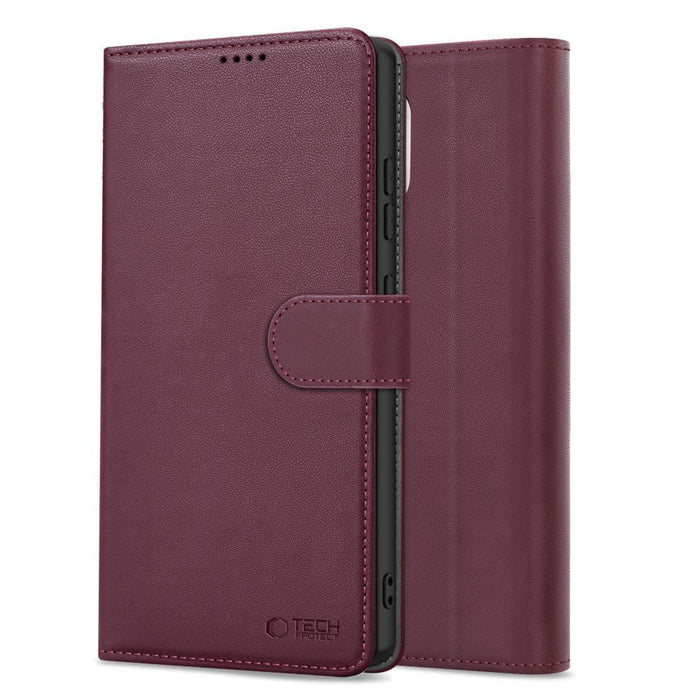 Tech-Protect Wallet Case for Xiaomi Redmi Note 15 Pro 5G - Burgundy