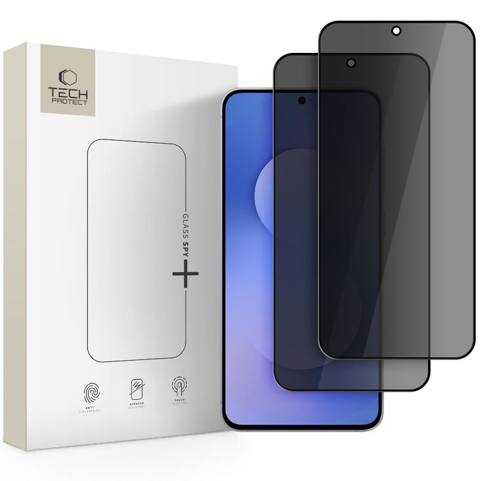 Tech-Protect Glass SPY+ 2-Pack Privacy Tempered Glass for Samsung Galaxy A37 / A57 5G / S25 FE
