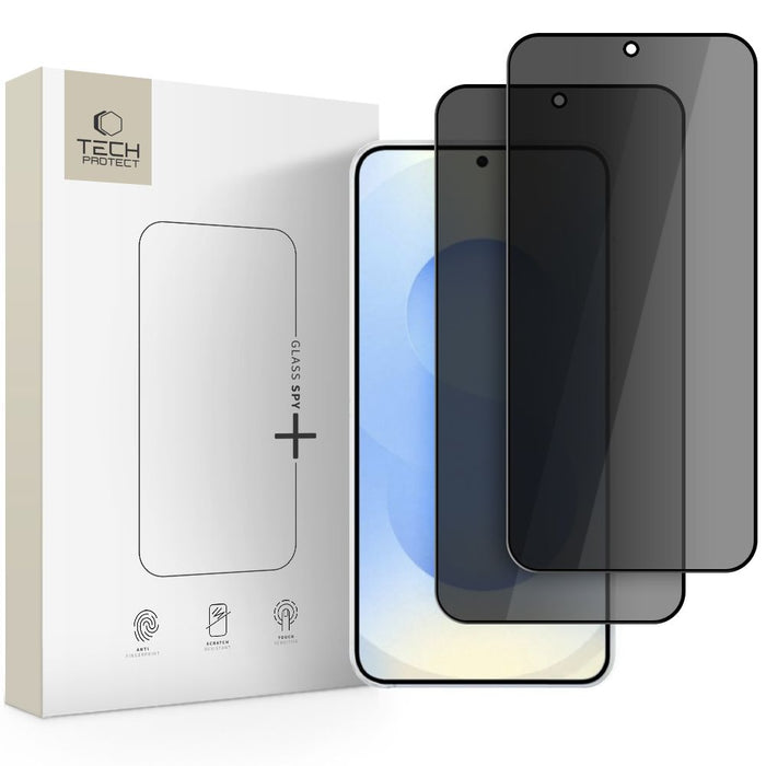 Tech-Protect Glass SPY+ 2-Pack Privacy Tempered Glass for Samsung Galaxy S26