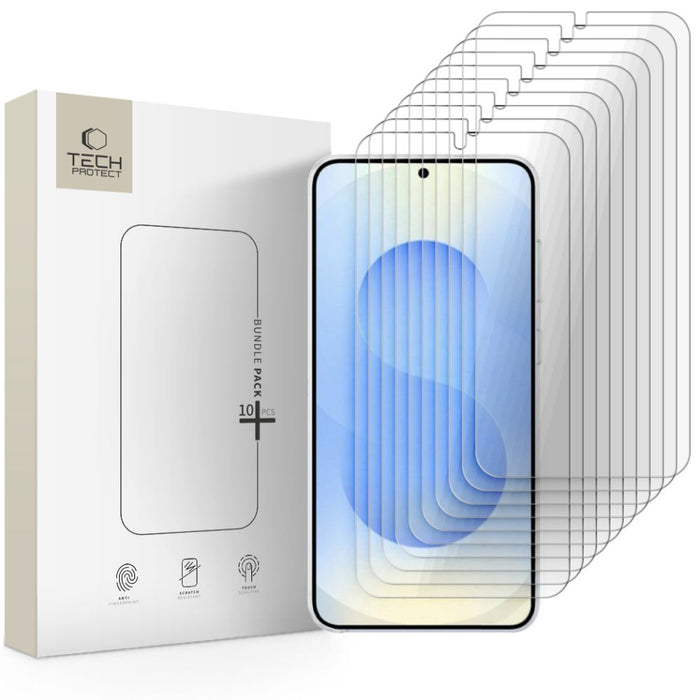Tempered glass set of 10 Tech-Protect Bundle for Samsung Galaxy S26 Ultra