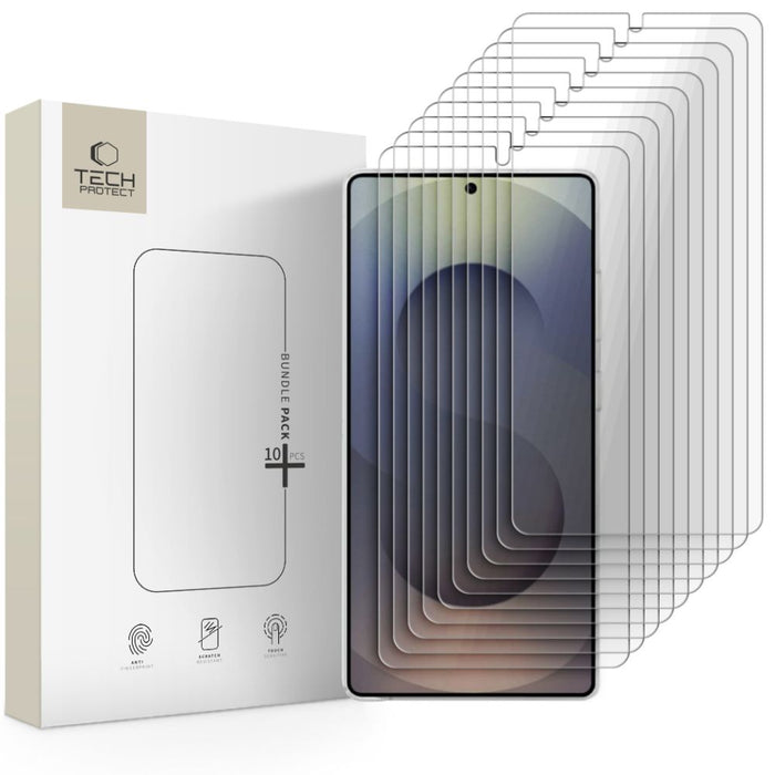 Tempered glass set of 10 Tech-Protect Bundle for Samsung Galaxy S26 Ultra