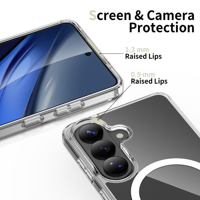 Tech-Protect FlexAir Hybrid MagSafe Case for Samsung Galaxy S26 - Transparent