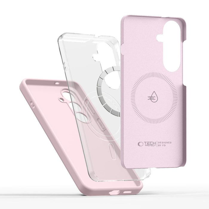 Tech-Protect Silicone MagSafe Case for Samsung Galaxy S26 - Pink
