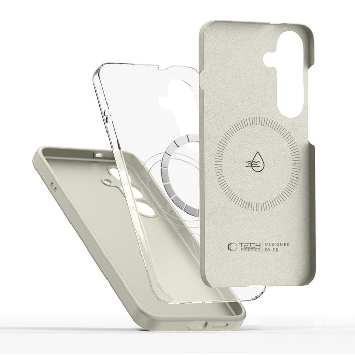 Tech-Protect Silicone MagSafe Case for Samsung Galaxy S26+ - Beige