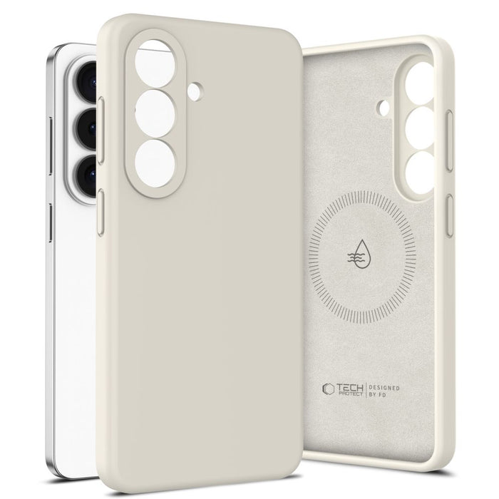 Tech-Protect Silicone MagSafe Case for Samsung Galaxy S26+ - Beige