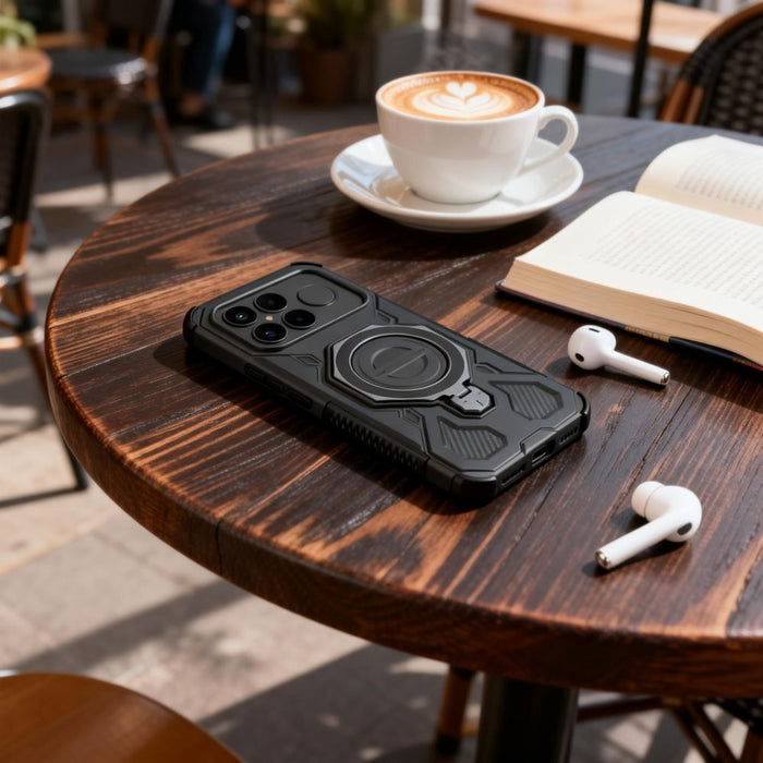 Tech-Protect TacticStand MagSafe case for Xiaomi Poco F8 Ultra - black