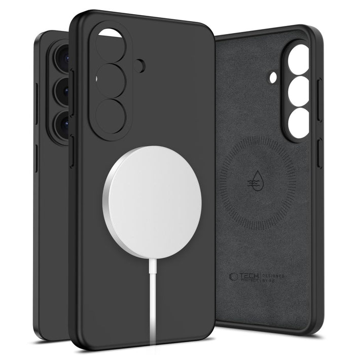 Tech-Protect Silicone MagSafe Case for Samsung Galaxy S26 - Black