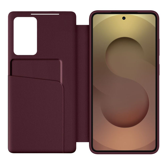 Tech-Protect Wallet Case for Samsung Galaxy S26+ - Burgundy