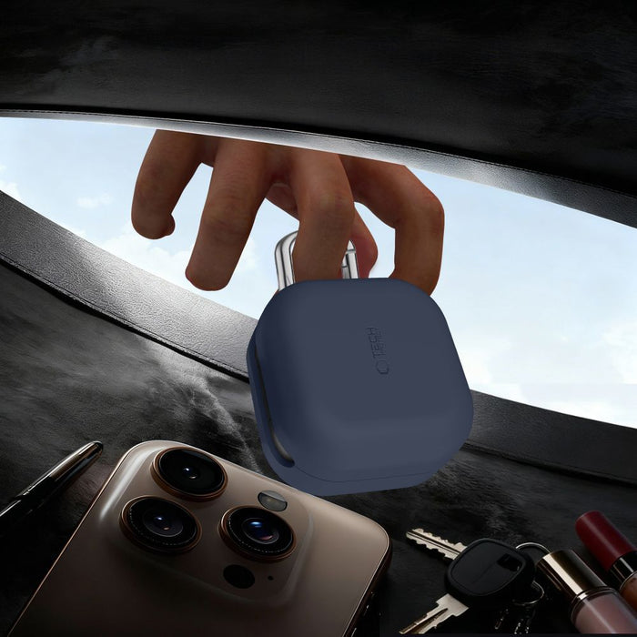 Tech-Protect Silicone Hook Case for Samsung Galaxy Buds 4 / 4 Pro - Purple