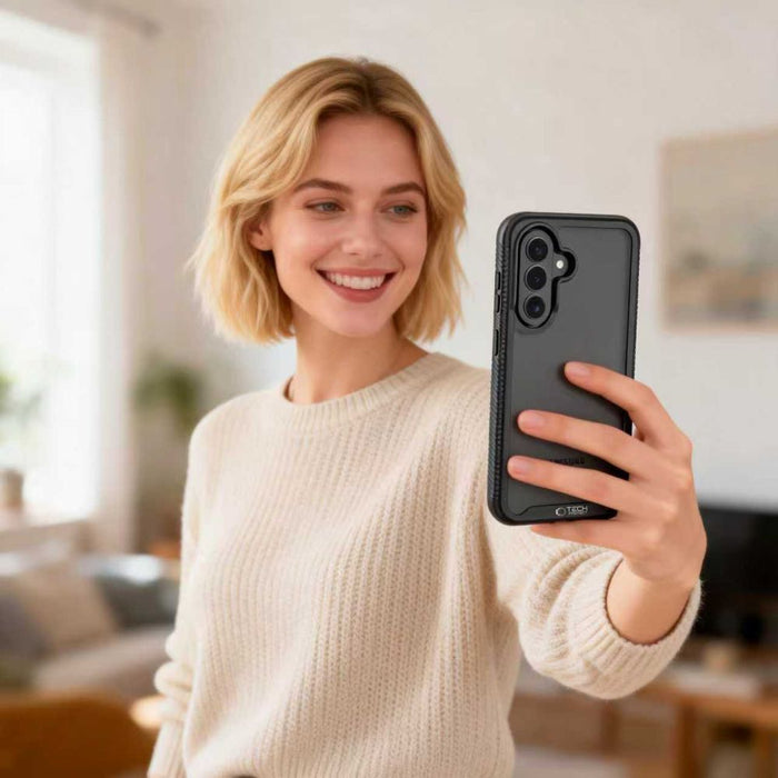 Tech-Protect Defense Case for Samsung Galaxy A36 / A56 / A37 5G - Matte Black