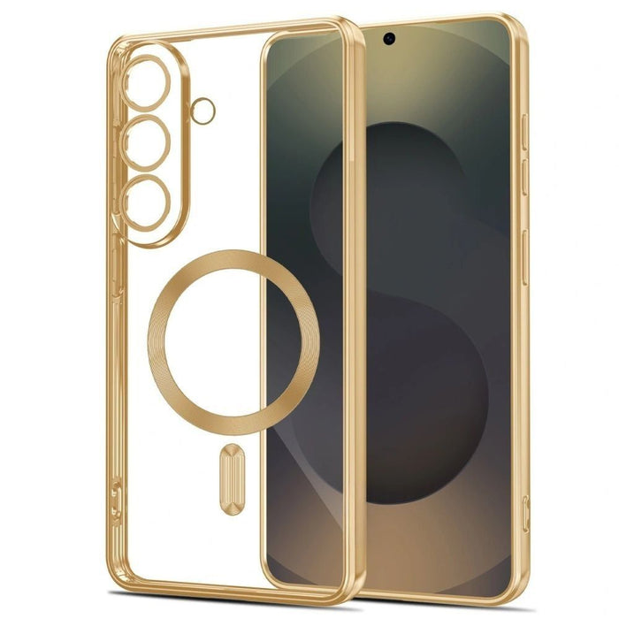 Tech-Protect MagFlex MagSafe Case for Samsung Galaxy A57 5G - Transparent Gold