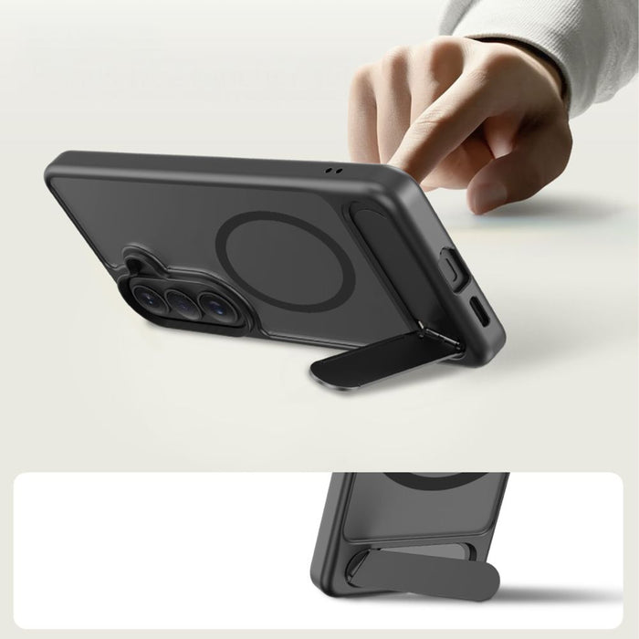 Tech-Protect MagRack MagSafe Case for Samsung Galaxy S26+ - Matte Black