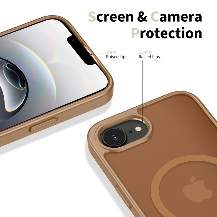 Tech-Protect BasicMag MagSafe Case for iPhone 16e / 17e - Brown