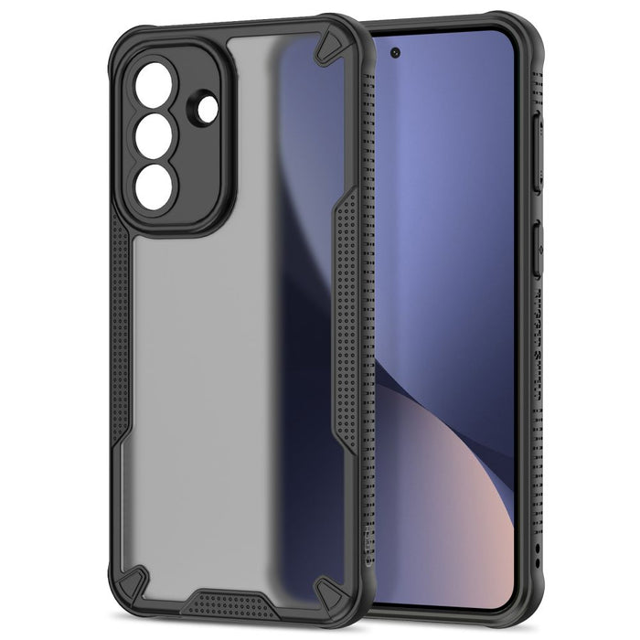 Tech-Protect Rugged Shield Case for Samsung Galaxy A37 5G - Translucent Black