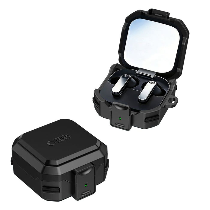 Tech-Protect Carbonox MagSafe Case for Samsung Galaxy Buds 4 / 4 Pro - Black