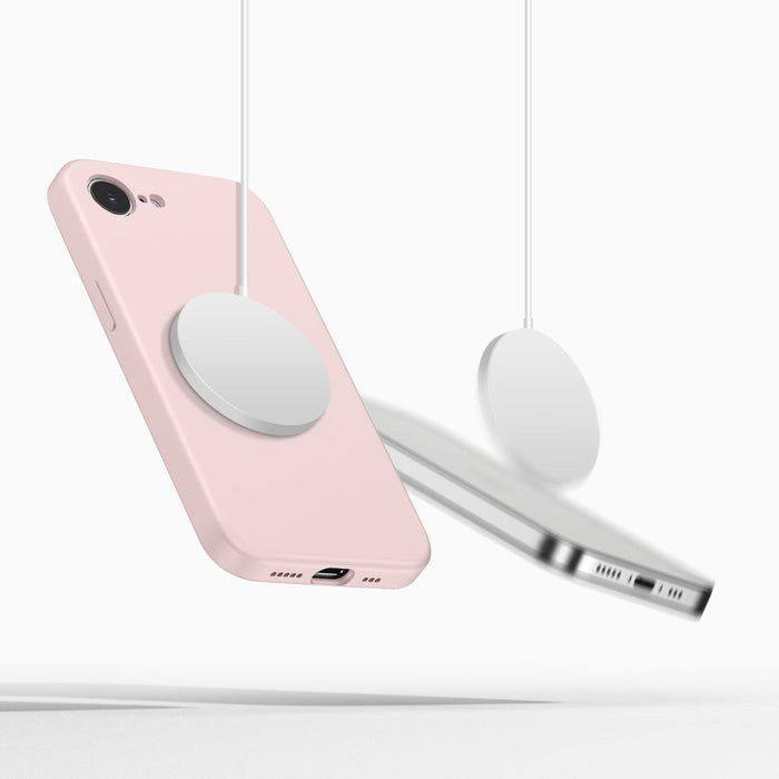Tech-Protect Silicone MagSafe Case for iPhone 16e / 17e - Pink