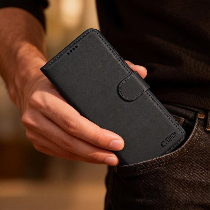 Tech-Protect Wallet Case for Motorola Edge 70 Fusion / Fusion + 5G - Black